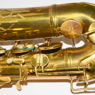 Conn 10M Tenor Saxophone Lady on the Bell 1940 Original Lacquer image 6