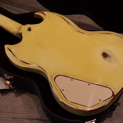 Gibson Custom shop 1963 Lespaul SG Custom Maestro Vibrola 2010 Classic White image 6