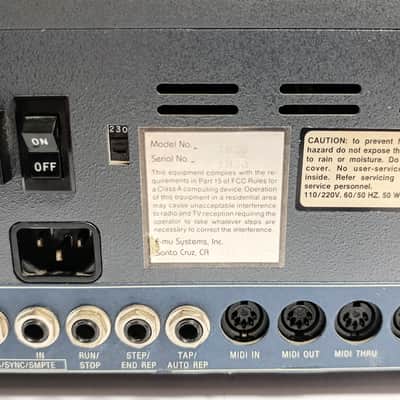 E-MU Systems SP-12 8-Voice Drum Sampler 1985 - 1987 - Blue (Serviced / Warranty) image 7