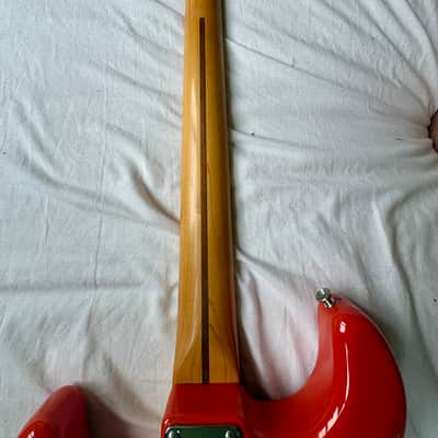 Squier Hank Marvin Stratocaster 1991 Fiesta Red MIJ image 5