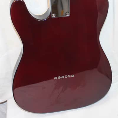 IYV ITF 400 Tele P90 Thinline Burl Top Dark Red in Hard Case image 10