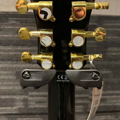 Pignose PGG-259 Mini Electric Travel Guitar - Black w/Gold Hardware image 10