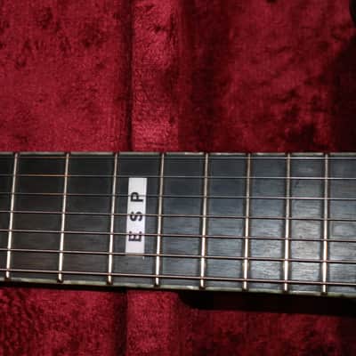 MIJ ESP E-II Baritone 7-String TB-7 - Black Satin - No Tariffs image 5