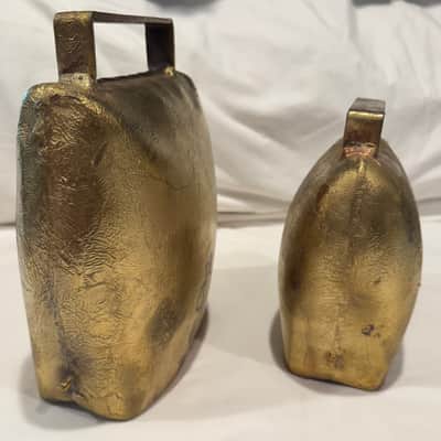 Steve Weiss Almglocken - Pitches D#4 & C5 - Tuned Alpine Cowbells - Excellent image 3