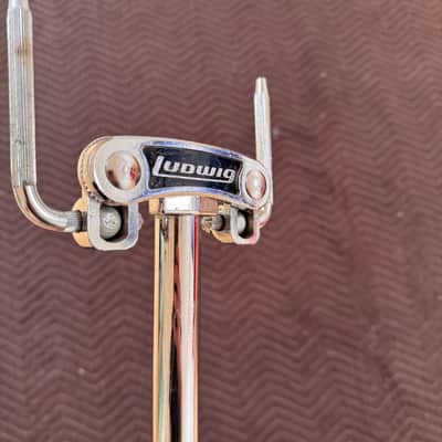 Ludwig Vintage 1970s Double Tom Holder Long image 4