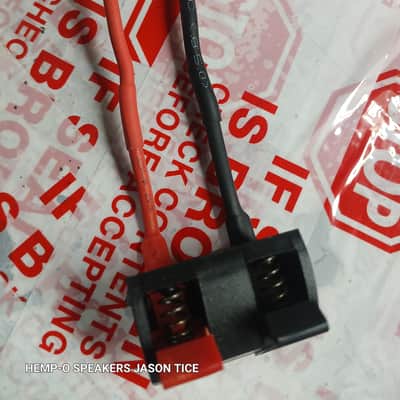 GUITAR SPEAKER TERMINAL BARE WIRE CONVERTED TO CLIP LEADS image 6