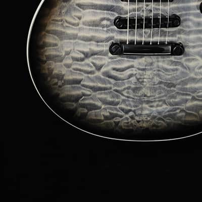 ESP LTD EC-1000T Electric Guitar - Charcoal Burst - NEW image 3