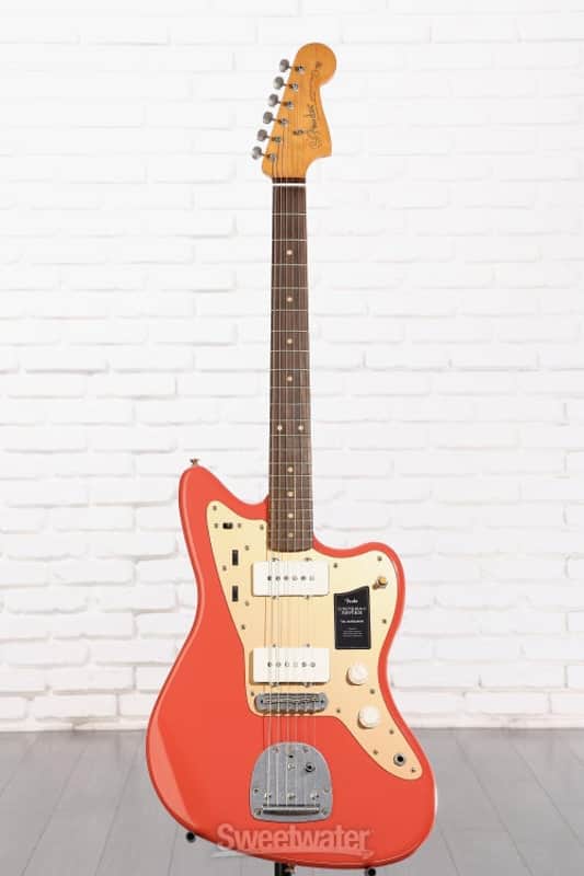 Fender Limited Vintera II Road Worn '50s Jazzmaster Electric Guitar - Fiesta Red (JzzMV2RW50FRd1) image 1