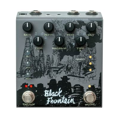 Old Blood Noise Black Fountain Stereo Delay Pedal (Black) image 1
