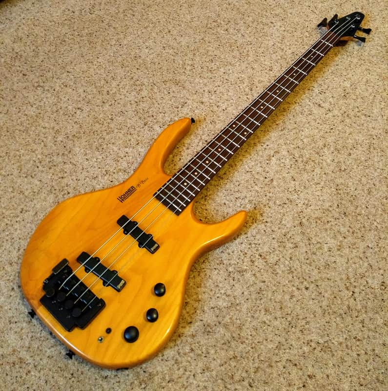 Hohner Professional 'B' Bass IV (1990), Natural Maple Finish, plus