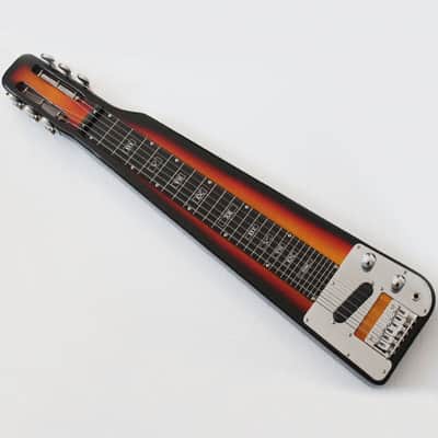 lap steel guitar-black image 7