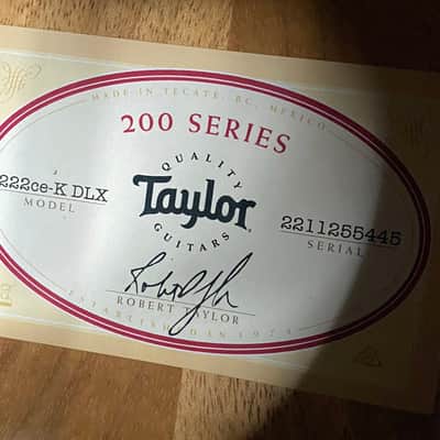 NEW! Taylor 222ce-K DLX Grand Concert Acoustic-Electric Guitar - Tobacco - 4.45lbs - Authorized Dealer - G06254 image 3
