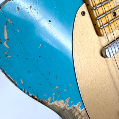 2021 Fender Custom Shop ’52 Heavy Relic Telecaster – Taos Turquoise image 14