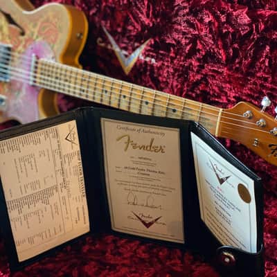Fender Dale Wilson Custom Shop Thinline Telecaster Paisley Heavy Relic Masterbuilt CS image 4