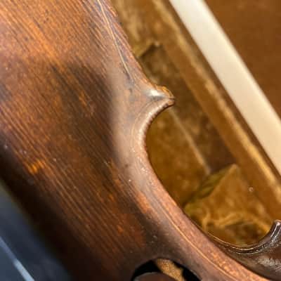 *Video demo* Flamed Fiddle Vintage c. 1880-1910 -Full size 4/4 image 12