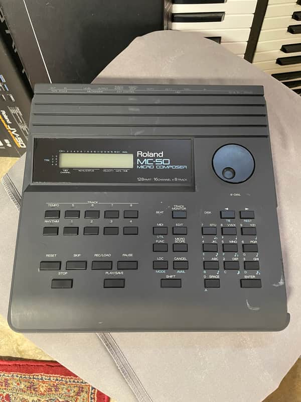 Roland MC-50 MicroComposer 1990 - 1992 - Black image 1