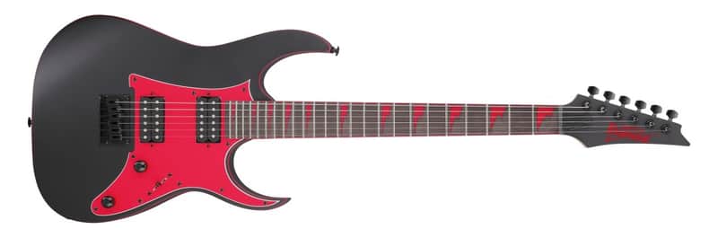 Ibanez GRG131DX GRG Series Electric Guitar Flat Black image 1