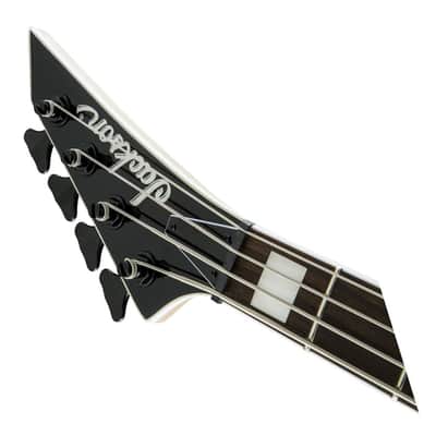 Jackson JS Series JS3Q Kelly Bird Bass Guitar - Transparent Blue Burst image 4