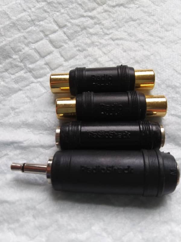 Radio Shack Couplers (3) and Adapter (1) image 1