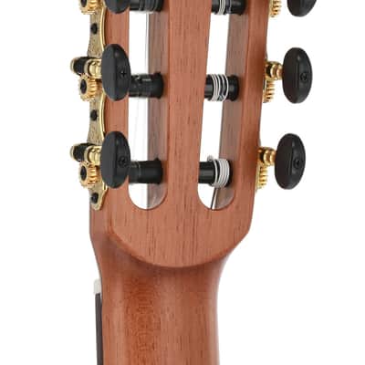 Manuel Rodriguez  Cortado Curly Walnut 4/4 Satin E-Acoustic Cutaway (501454) image 6