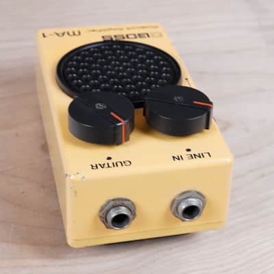 Boss MA-1 Mascot Amp 1980s Yellow Vintage Pocket Amplifier image 4