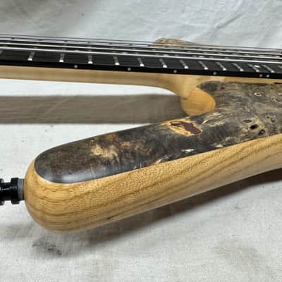 Warwick Limited Edition #39 of 100 Teambuilt Corvette $$ Double Buck 5-String Bass 2019 - Natural Transparent Satin Multicolor image 21