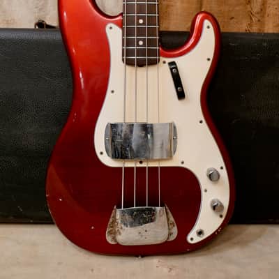 Fender Precision Bass 1965 - Candy Apple Red - Refin image 2