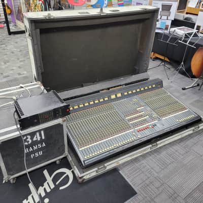 Ramsa Model S840 40 channel live sound mixer with power supply and roadcase - Gray image 1