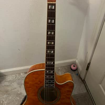 Ibanez AEF37ESSG12001 2008 - Sunset Gold image 6