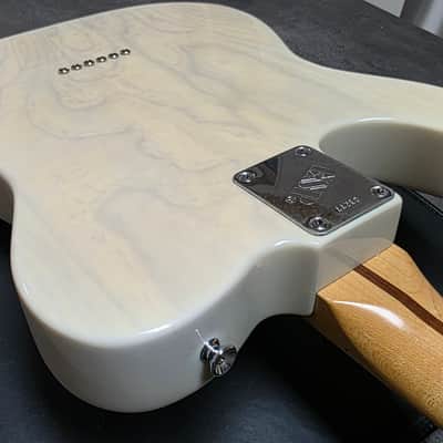 ESP Vintage Telecaster 80s Ash Body White Blonde MJ Japan MIJ 1980's Tele Fender Headstock 400 series TE Guitar image 18