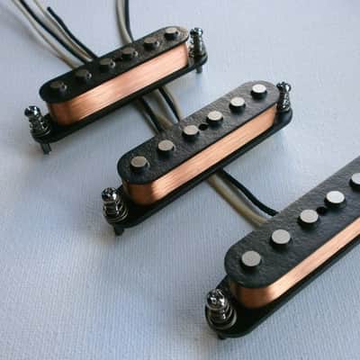 Stratocaster Mixed Magnets HOT Bridge Alnico 2/5 Custom Guitar Pickups Set by Q pickups Strat image 3