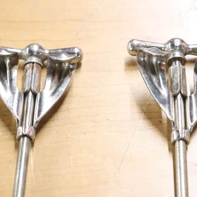 Ludwig Club Date Bass Drum T Rods & Claws 2pk Nickel Vintage 1960's image 6