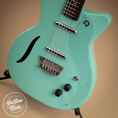Danelectro DGB56 Vintage 56' Baritone  Dark Aqua image 4