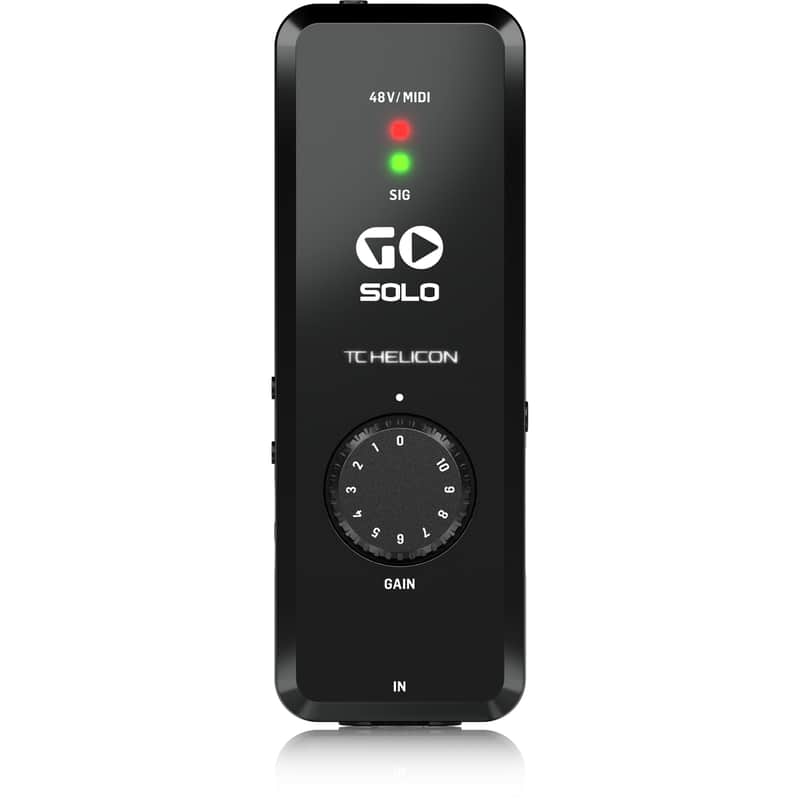 TC-Helicon GO SOLO Audio/MIDI Interface for Mobile Devices image 1