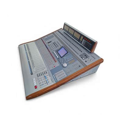 Tascam Dm-4800 studio desk with meter bridge image 2