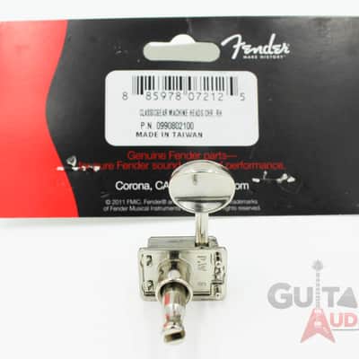 Genuine Fender Classic Gear 2-PIN MOUNT Strat/Tele Machine Head Tuning Keys image 6