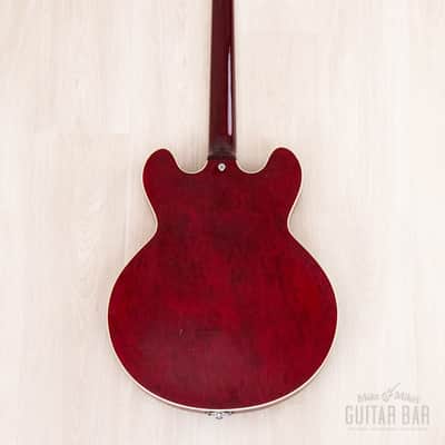1975 Gibson ES-335 TDC Vintage Semi-Hollow Guitar Cherry Figured Maple w/ T Tops, Case image 3