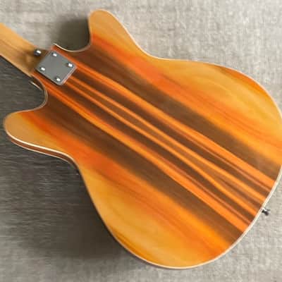 1960’s Teisco EP-8T WILDWOOD Hollowbody Electric Guitar MIJ Japan Rare Finish Surf’s Up Psychedelic image 12