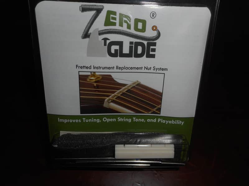 Gold Tone Zero Glide Replacement Slotted Nut For Banjo - ZS-8 image 1