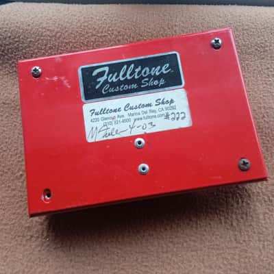 #222 Fulltone Full Drive 2 CS , Limited Red , signed by M. Fuller image 2