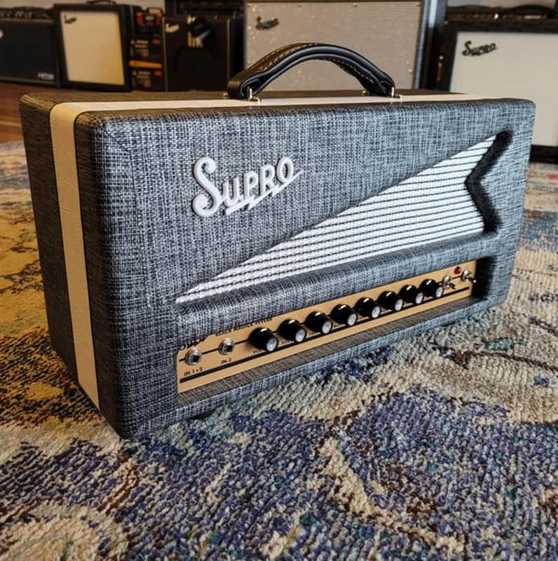 Supro 1696RTH Black Magick Reverb Head, Free Shipping, Demo Video image 1