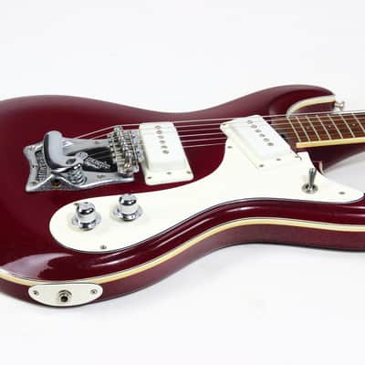 1988 Mosrite USA Semie Moseley Signed V63 Model Ruby Dust Rare SET-NECK Side Jack Model MINTY w Paperwork! image 21