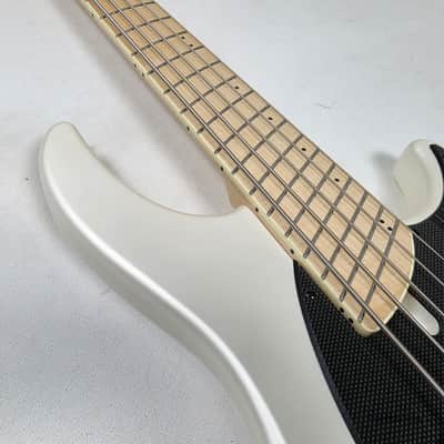 Dingwall NG3 5-String Ducati White Fanned Fret Multi-Scale - 9.06lbs #21063 image 13