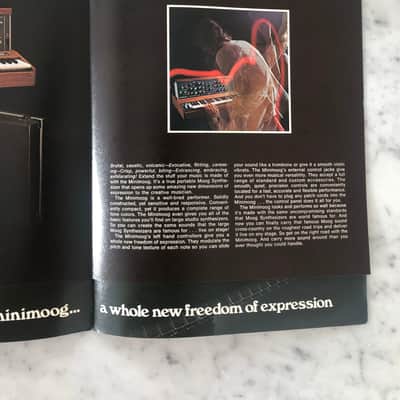 Moog Mini moog brochure catalog  1974 image 3