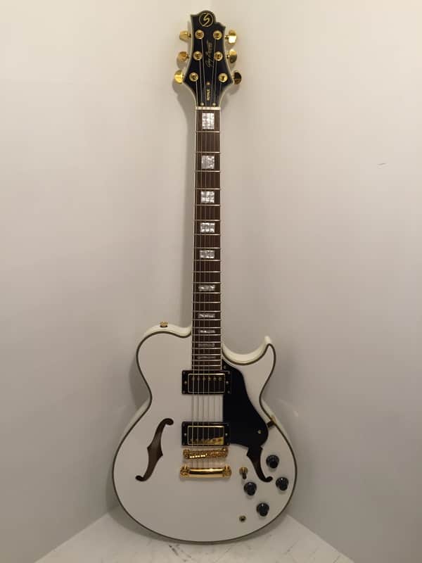Samick Greg Bennett Royale RL4 Pearl White | Reverb