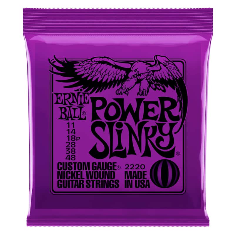 Ernie Ball 2220 Power Slinky Electric Guitar Strings - .011-.048 image 1