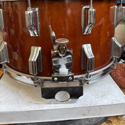 Rogers XP8 snare drum ‘79-‘83 - M Rogers walnut/mahogany lacquer image 2