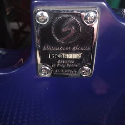 *CUSTOM* Samick Greg Bennett Signature Malibu *SEYMOUR DUNCAN PICKUPS* COIL SPLIT 2004 - Cobalt image 10
