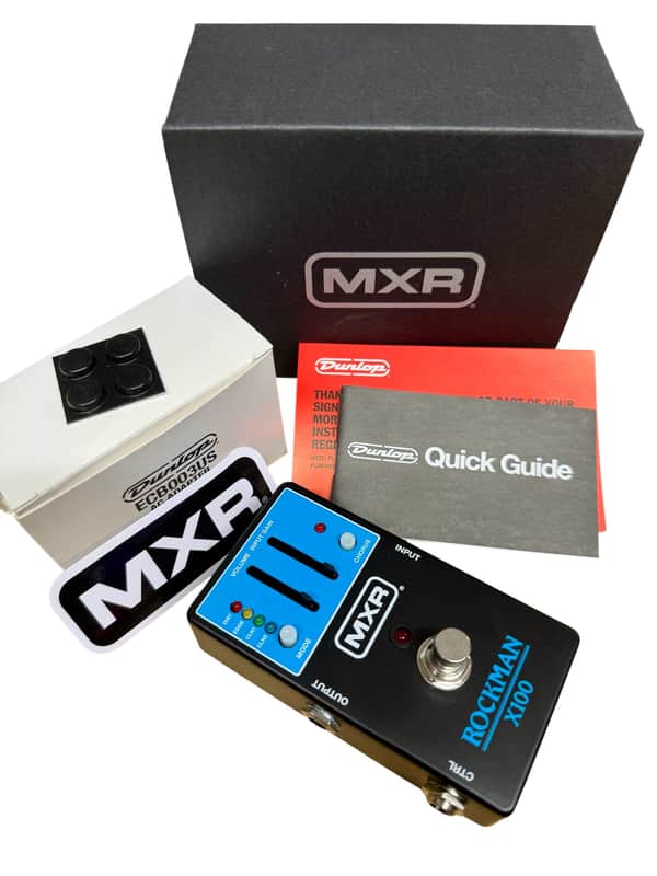 MXR MX100 Rockman X100 Analog Tone Processor 2025 - Present - Black / Blue image 1