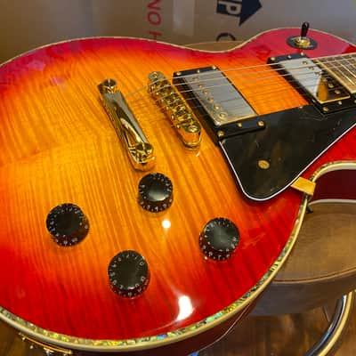Wolf 2020 WLP 750T Electric Guitar - Cherry Burst w/Hard Case *Rosewood Fingerboard! image 7
